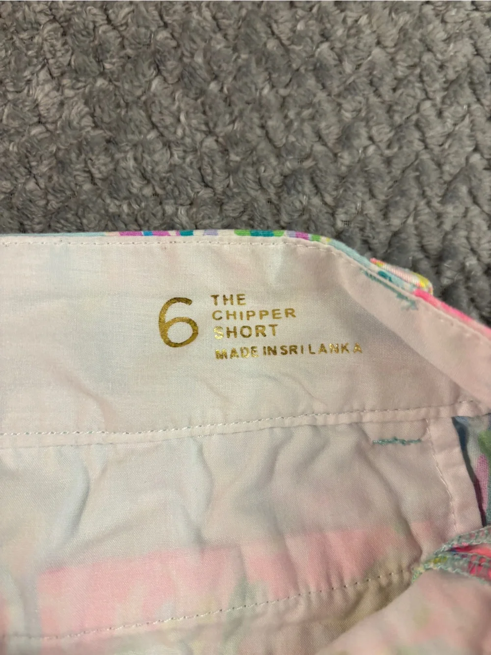 Women’s Lilly Pulitzer The Chipper Tropical Pink Sands Shorts Size 6
